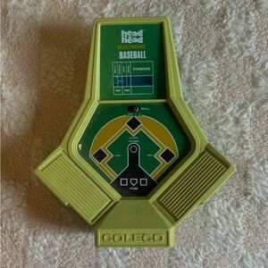 Vintage 1980 Coleco Head To Head Electronic BaseBall Game